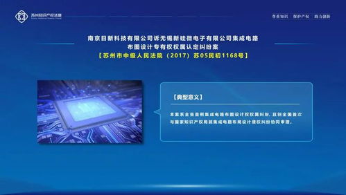 蘇州知識產(chǎn)權(quán)法庭五年答卷 十大亮點工作與十大集成電路設(shè)計典型案例